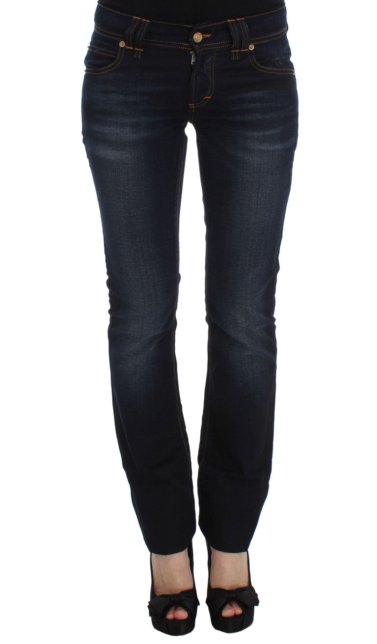 John Galliano Blue Wash Cotton Slim Fit Jeans | Regal Royce