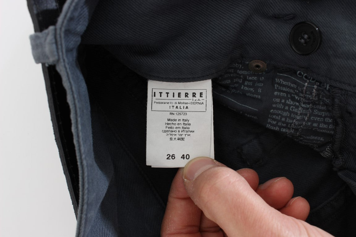 John Galliano Blue Cotton Blend Slim Fit High Waist Jeans | Regal Royce