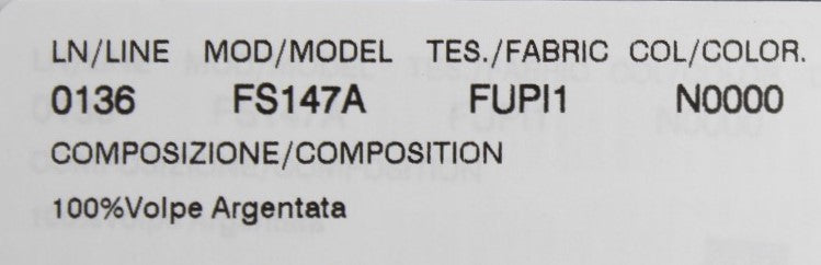 Dolce & Gabbana Black Fox Fur Collar Scarf | Regal Royce