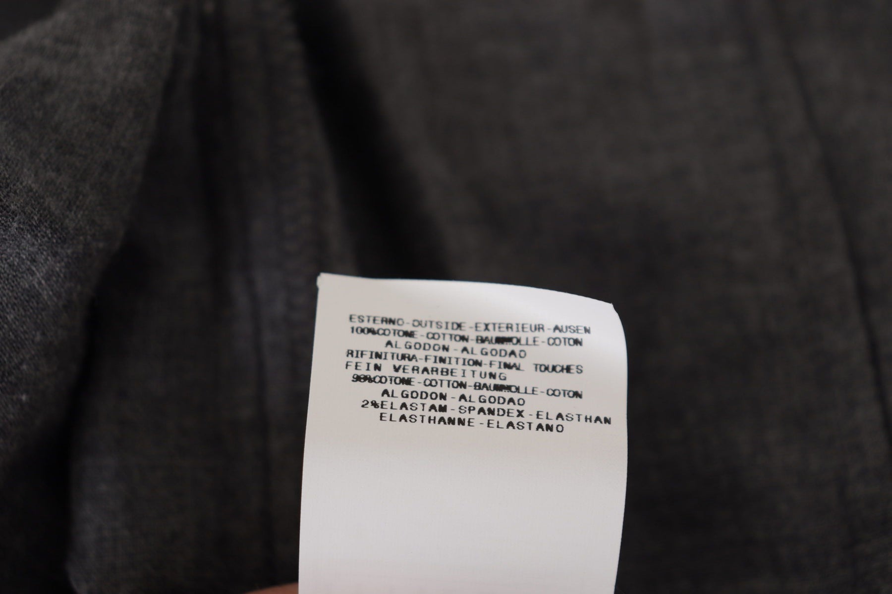 Costume National Dark Gray Cotton Casual Mens Shirt | Regal Royce