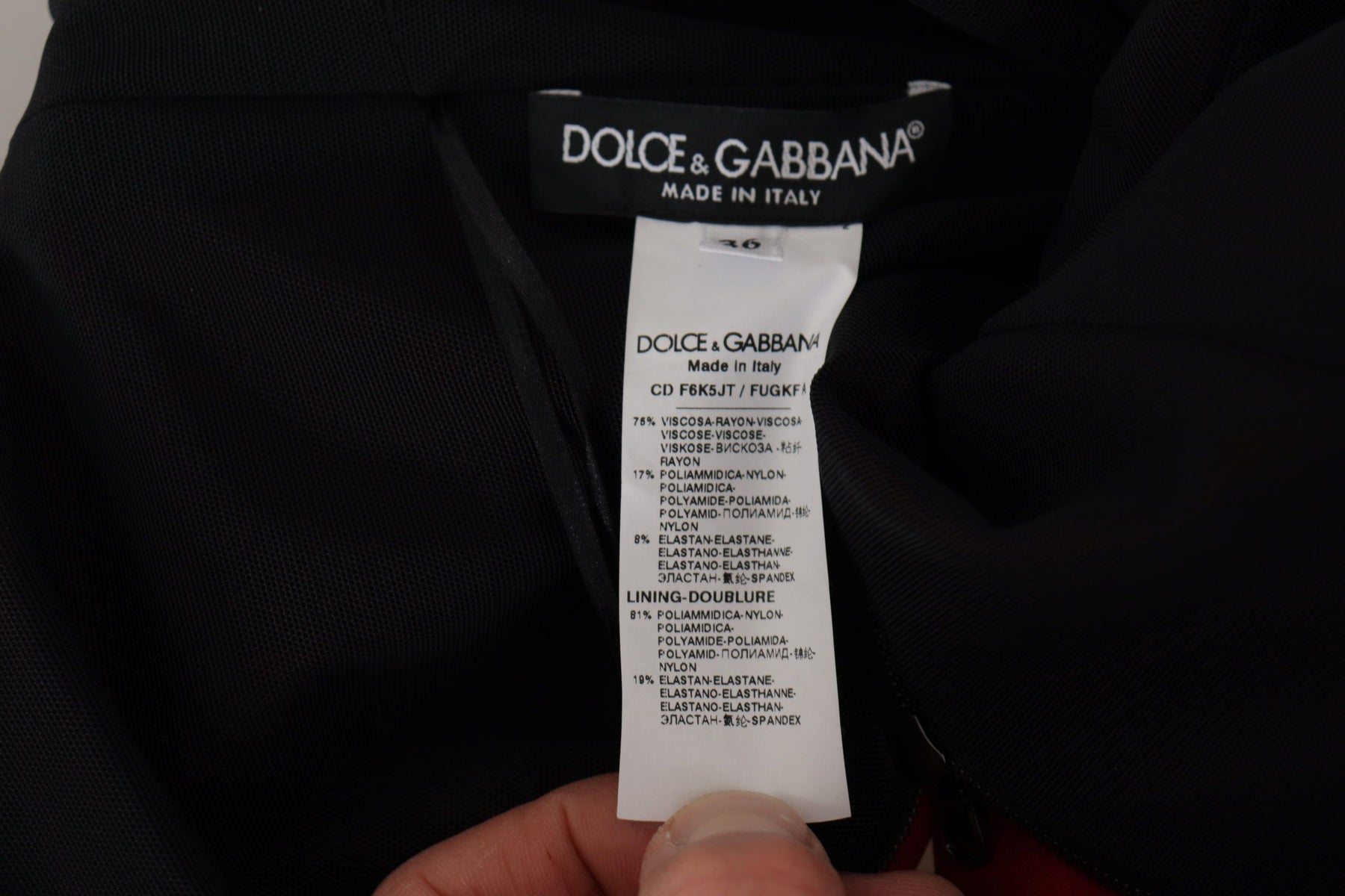 Dolce & Gabbana Red Sweetheart Neck Bodycon Midi Dress | Regal Royce