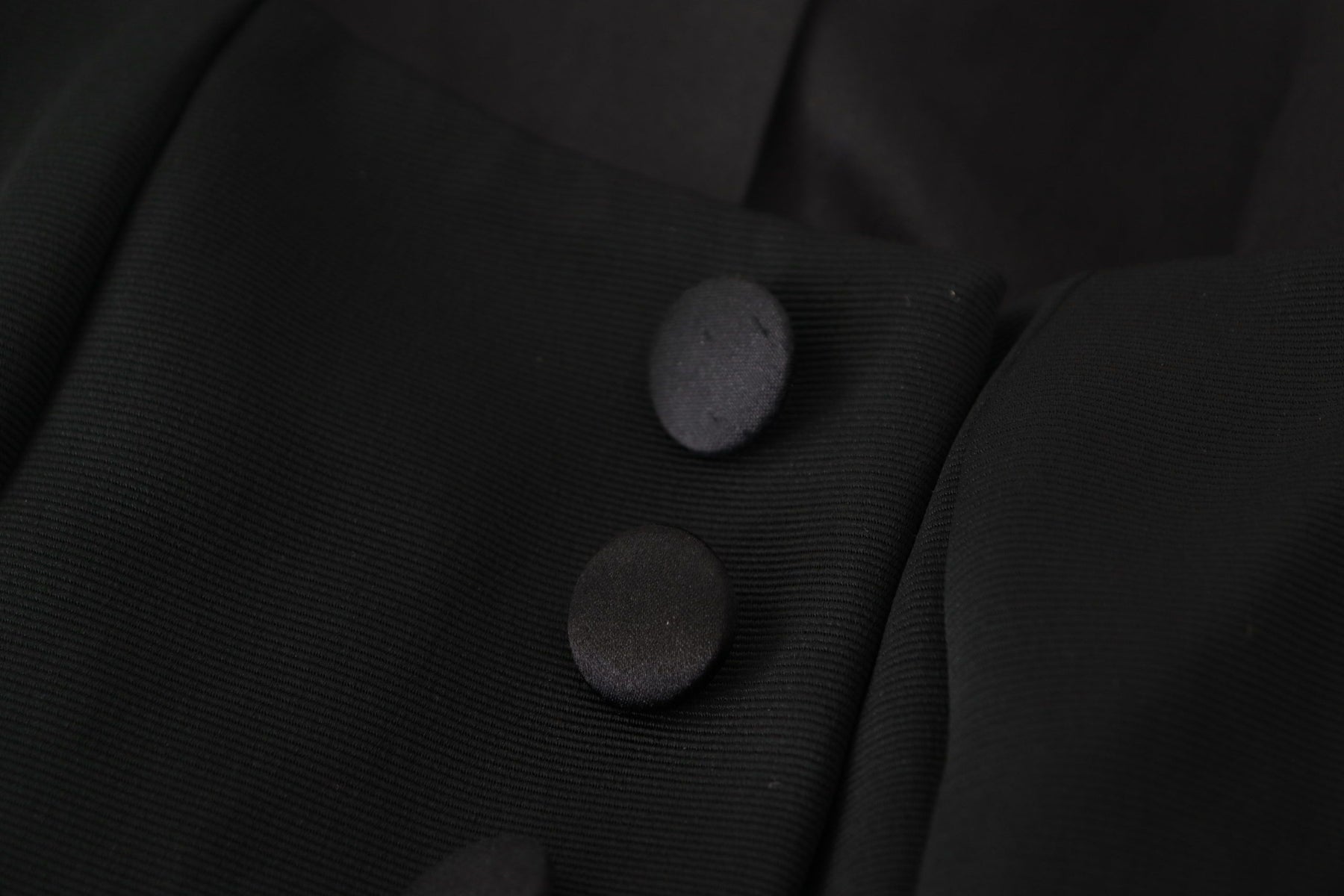 Dolce & Gabbana Black Slim Fit Long Sleeves Snap Jacket | Regal Royce