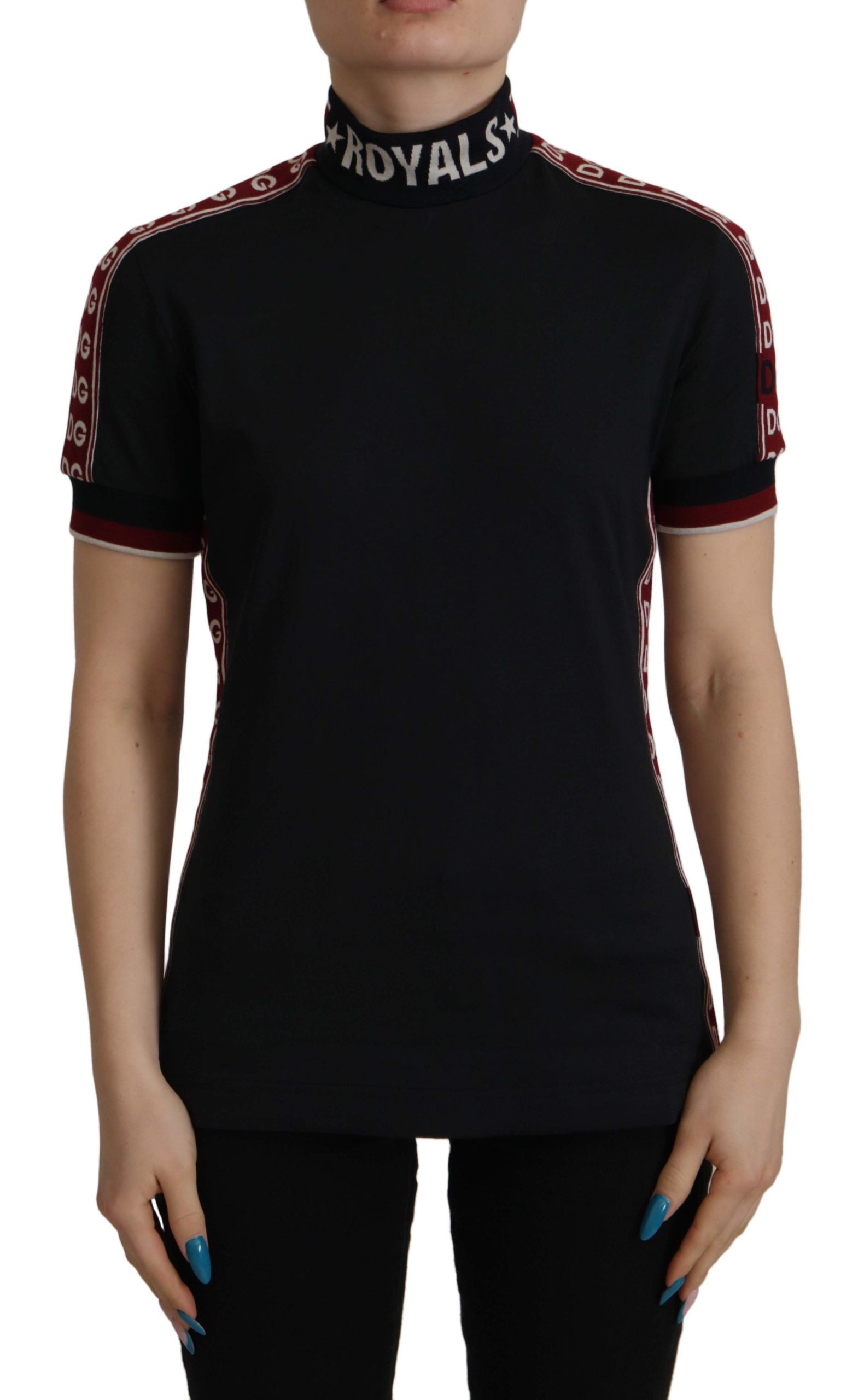 Dolce & Gabbana Black #DGMillennials 100% Cotton T-shirt | Regal Royce