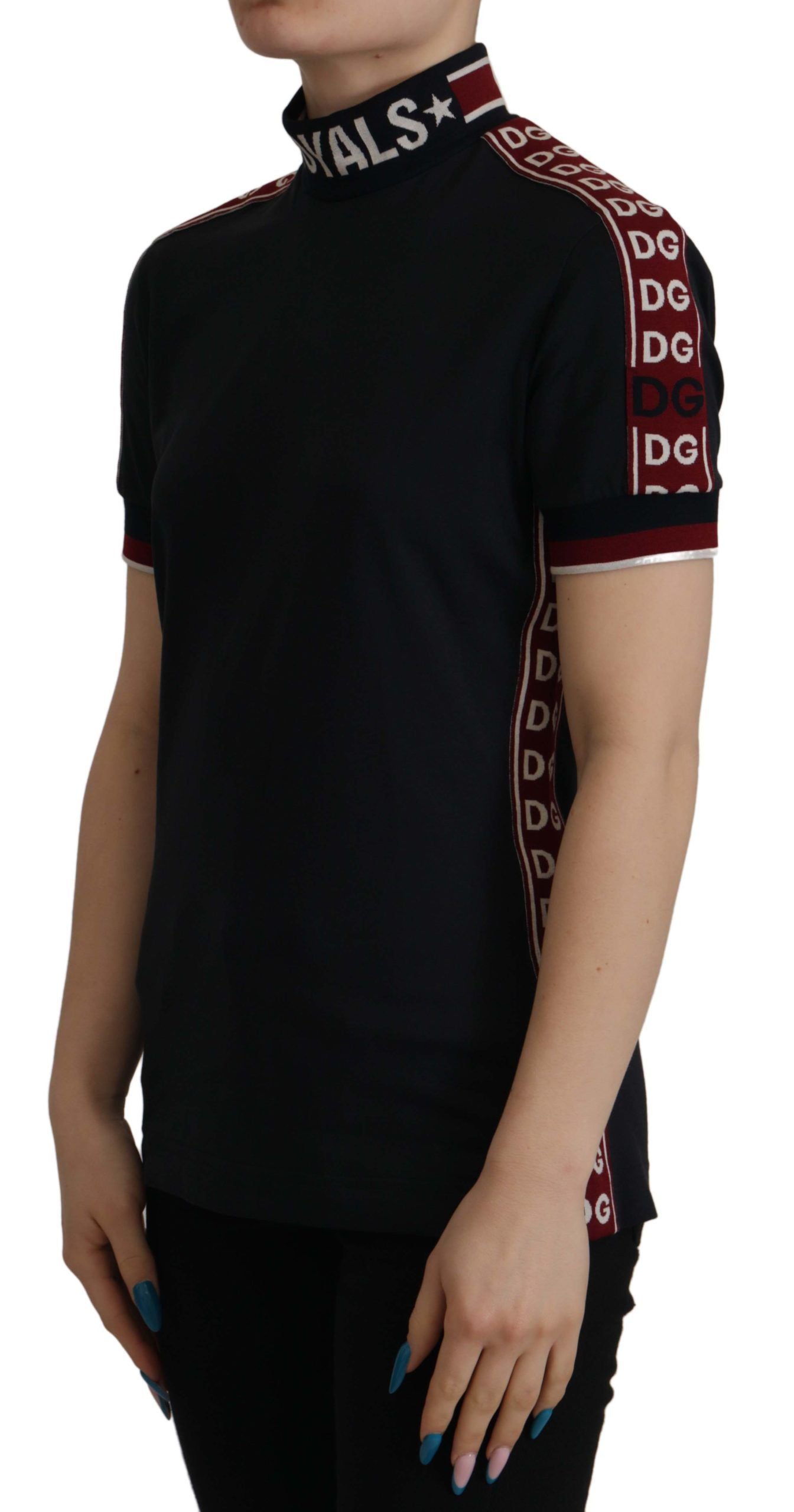 Dolce & Gabbana Black #DGMillennials 100% Cotton T-shirt | Regal Royce