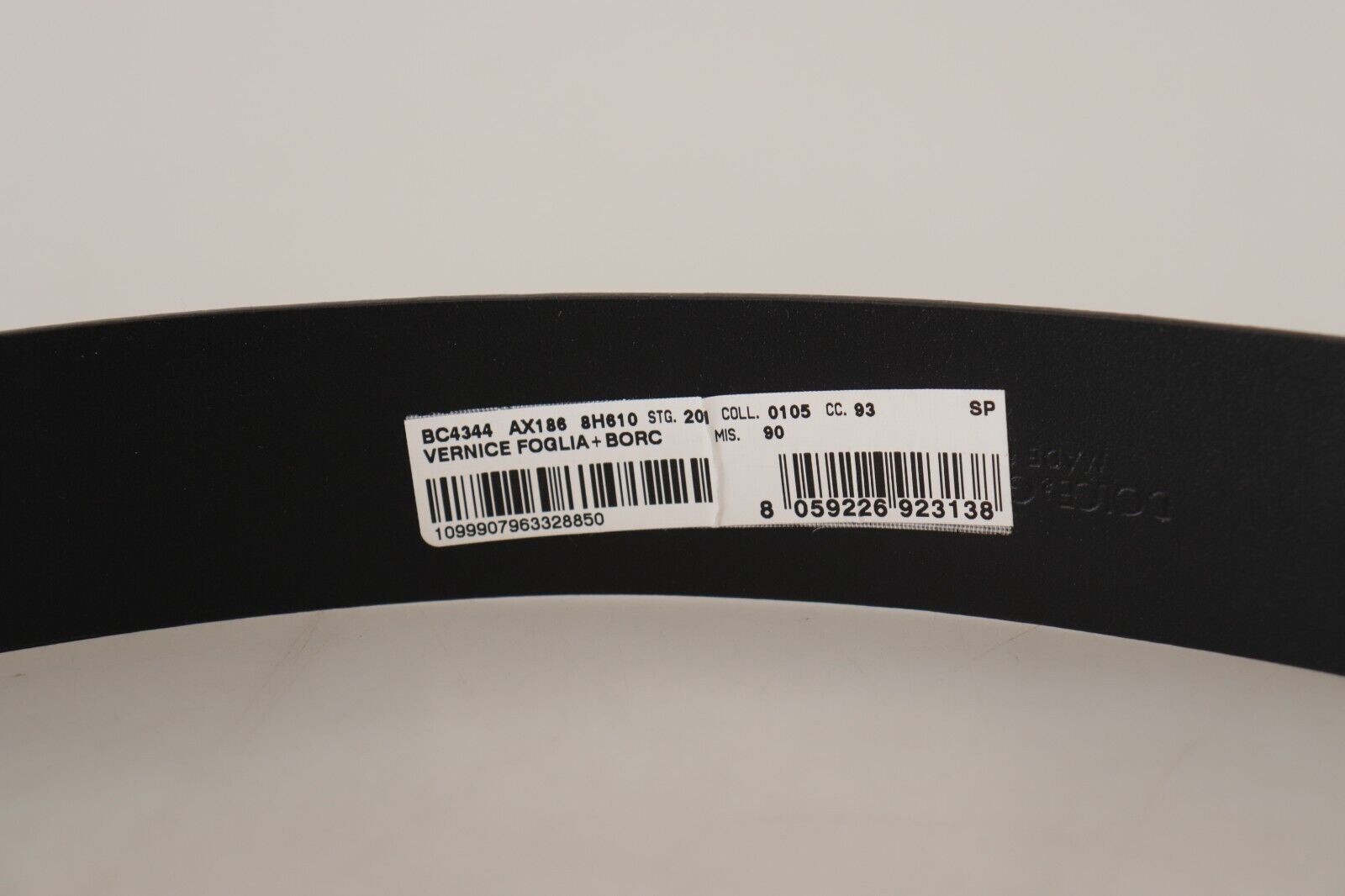 Dolce & Gabbana Blue Patent Leather Vernice Silver Logo Buckle Belt | Regal Royce