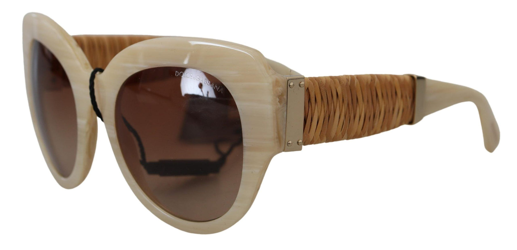 Dolce & Gabbana Beige Acetate Full Rim Brown Lense DG4294 Sunglasses | Regal Royce