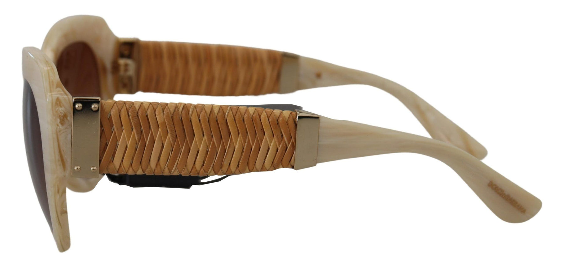 Dolce & Gabbana Beige Acetate Full Rim Brown Lense DG4294 Sunglasses | Regal Royce