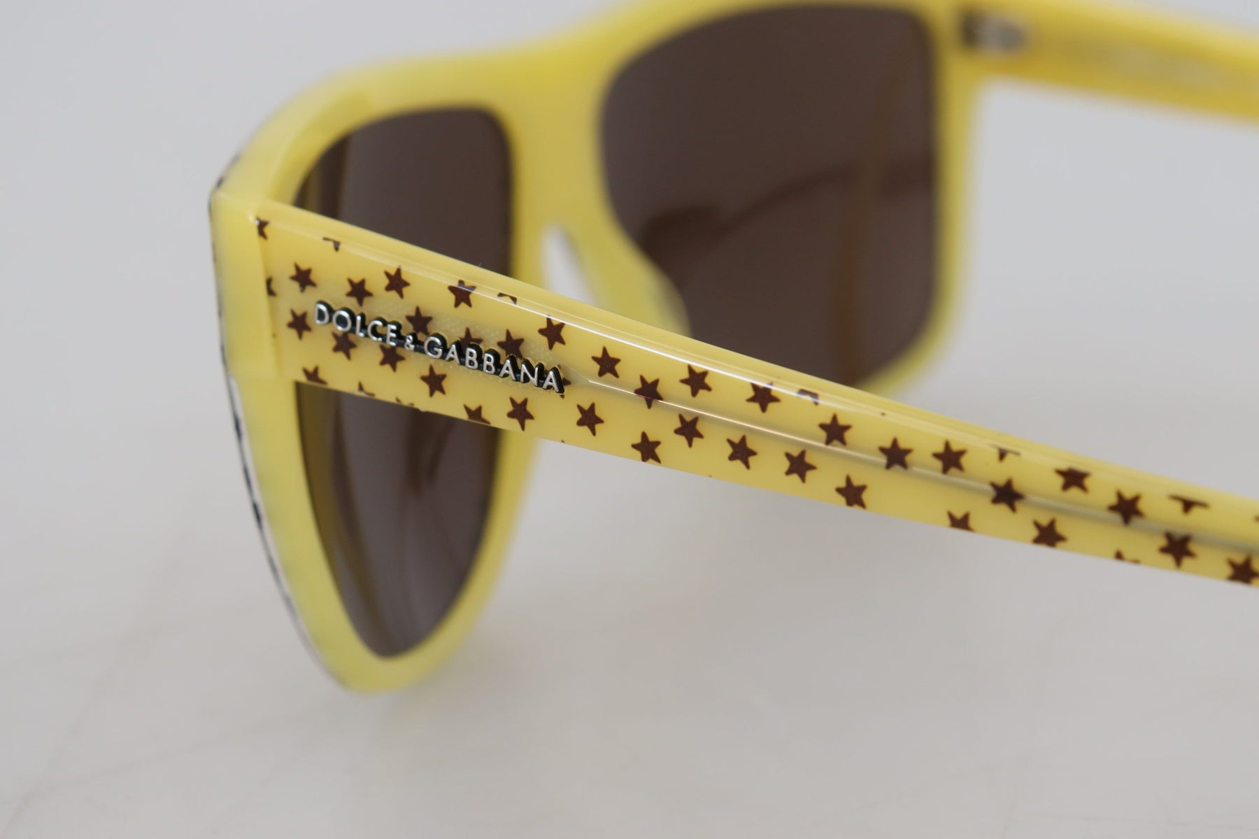 Dolce & Gabbana Yellow Stars Acetate Square Shades DG4125 Sunglasses | Regal Royce