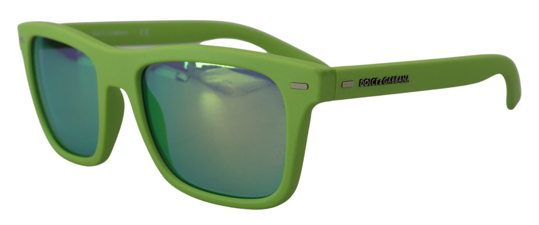 Dolce & Gabbana Green Rubber Full Rim Frame Shades DG6095 Acid Sunglasses | Regal Royce