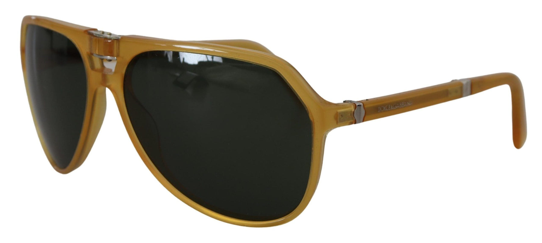 Dolce & Gabbana Yellow Acetate Black Lens Aviator DG4196 Sunglasses | Regal Royce