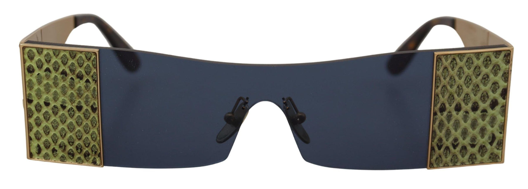 Dolce & Gabbana Gold Metal Rectangle Shades DG2263 Sunglasses | Regal Royce