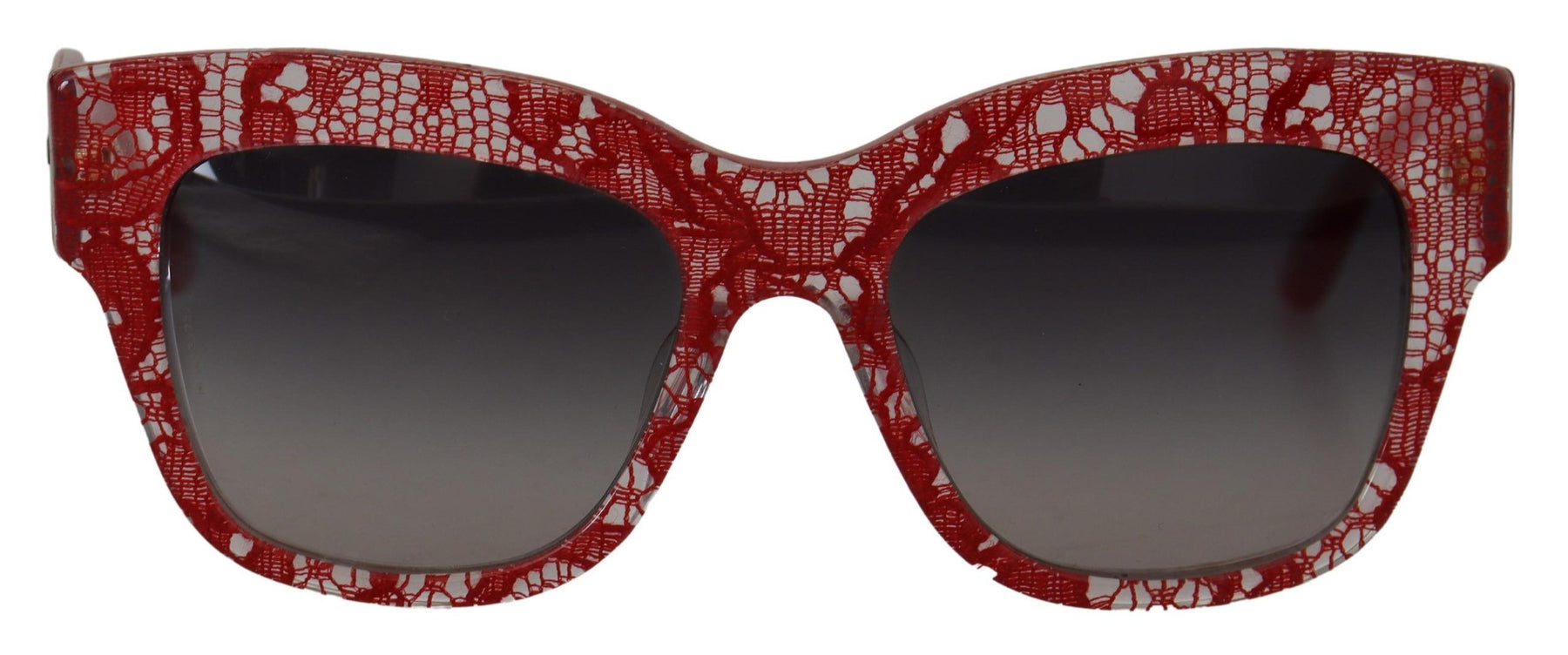Dolce & Gabbana Red Lace Acetate Rectangle Shades  DG4231F  Sunglasses | Regal Royce