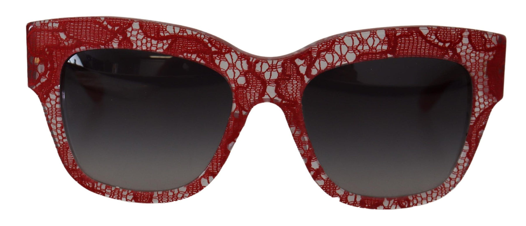Dolce & Gabbana Red Lace Acetate Rectangle Shades DG4231Sunglasses | Regal Royce