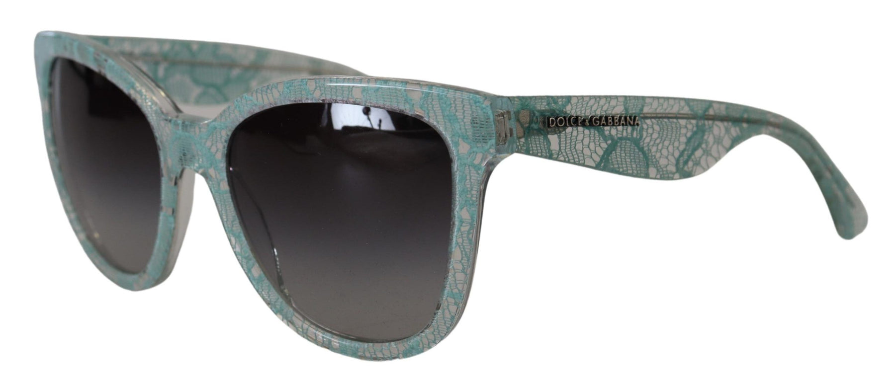 Dolce & Gabbana Blue Lace Acetate Crystal Round DG4190 Sunglasses | Regal Royce