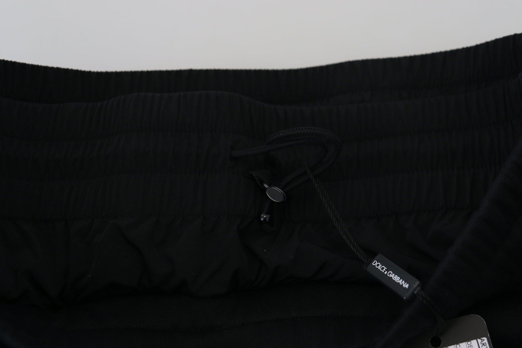 Dolce & Gabbana Black Cotton Bermuda Cargo Shorts | Regal Royce