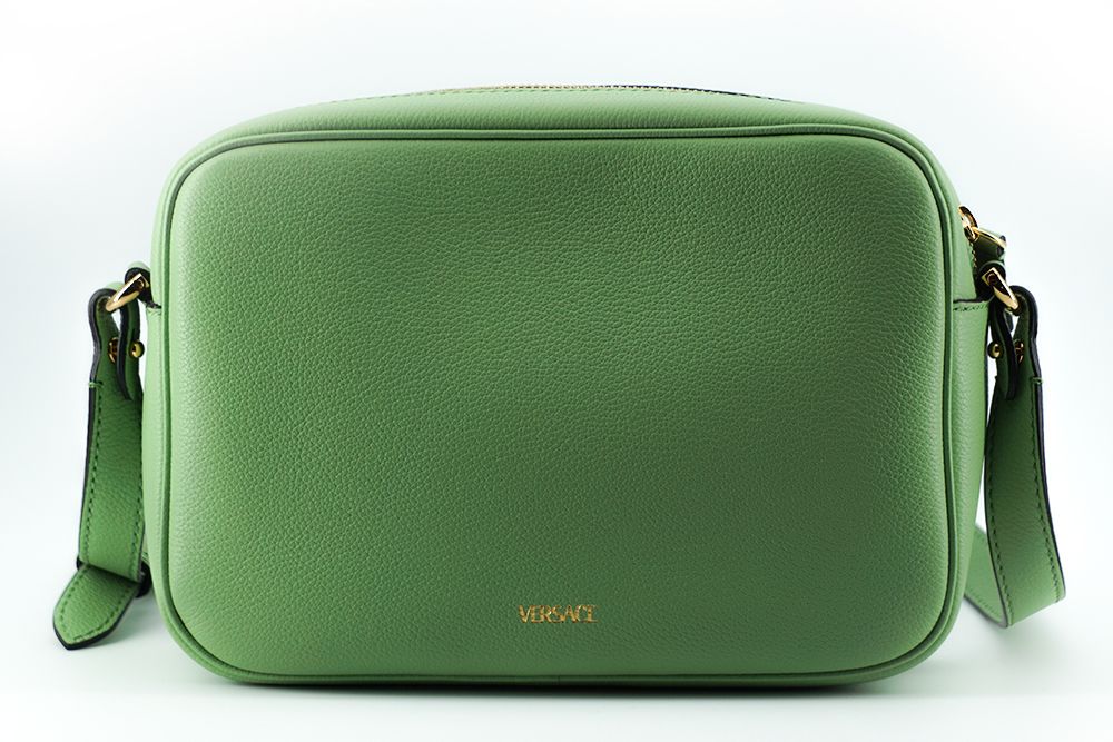 Versace Mint Green Calf Leather Camera Shoulder Bag | Regal Royce
