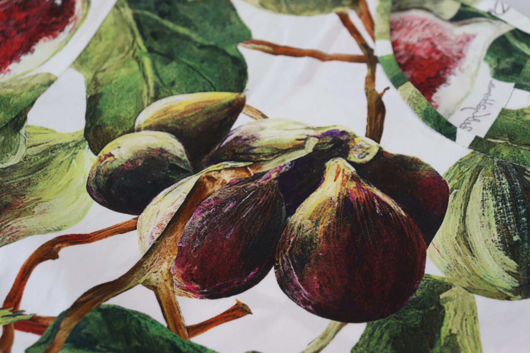 Dolce & Gabbana Crew-neck Cotton Top Blouse Fruit T-shirt | Regal Royce