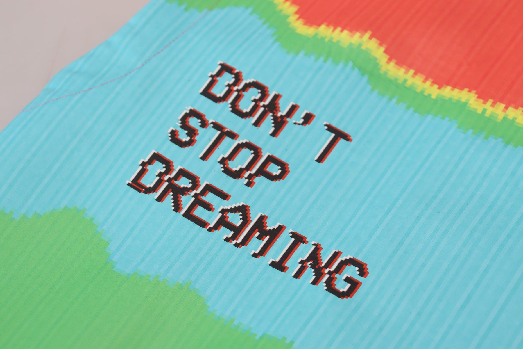 Dolce & Gabbana Multicolor TV Print Blouse Cotton  T-shirt | Regal Royce