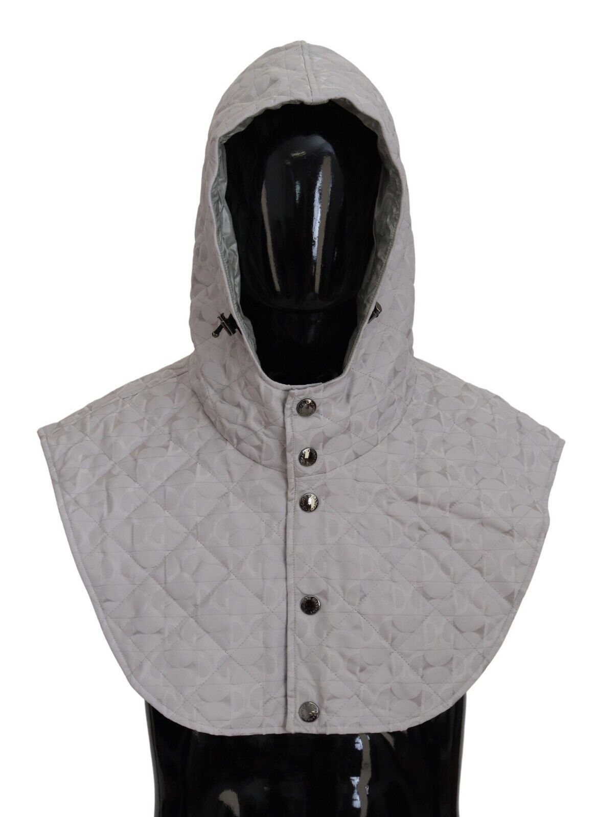 Dolce & Gabbana White Quilted Whole Head Wrap One Size Nylon Hat | Regal Royce