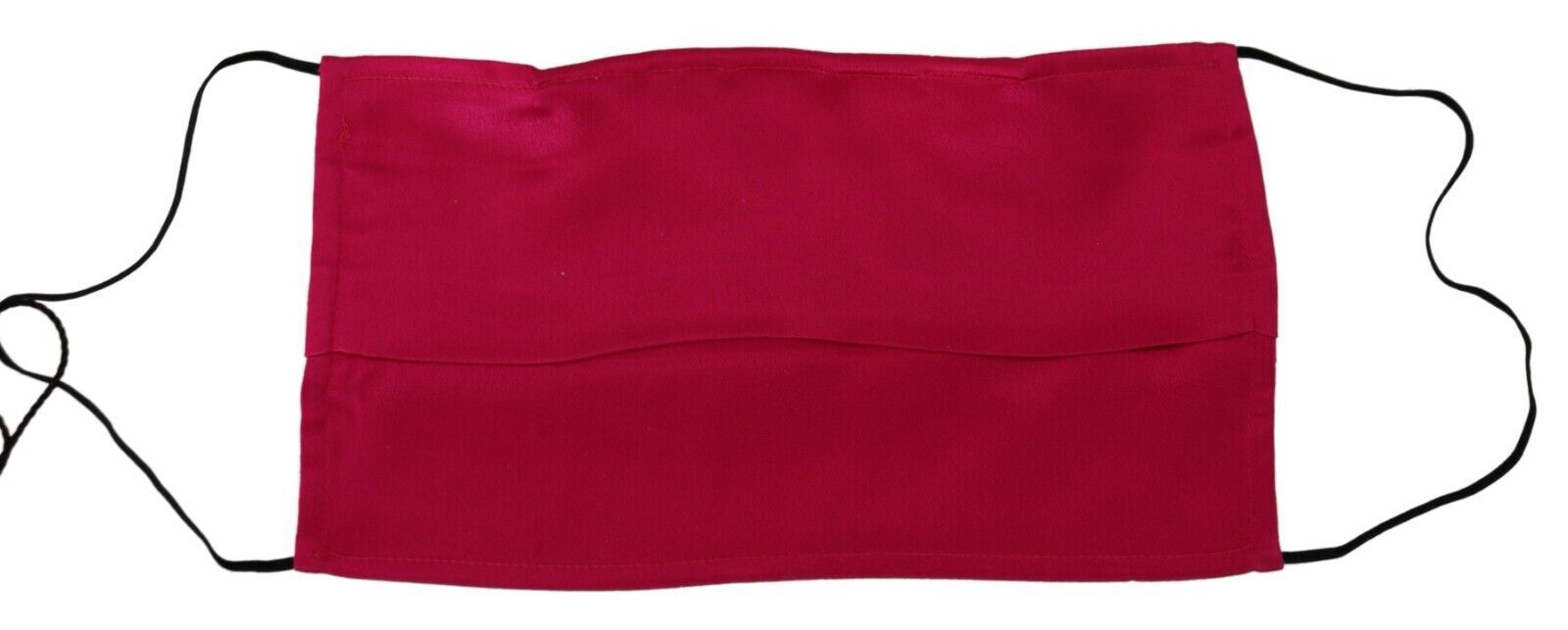 Dolce & Gabbana Red Cotton Pleated Elastic Ear Strap One Size Face Mask | Regal Royce