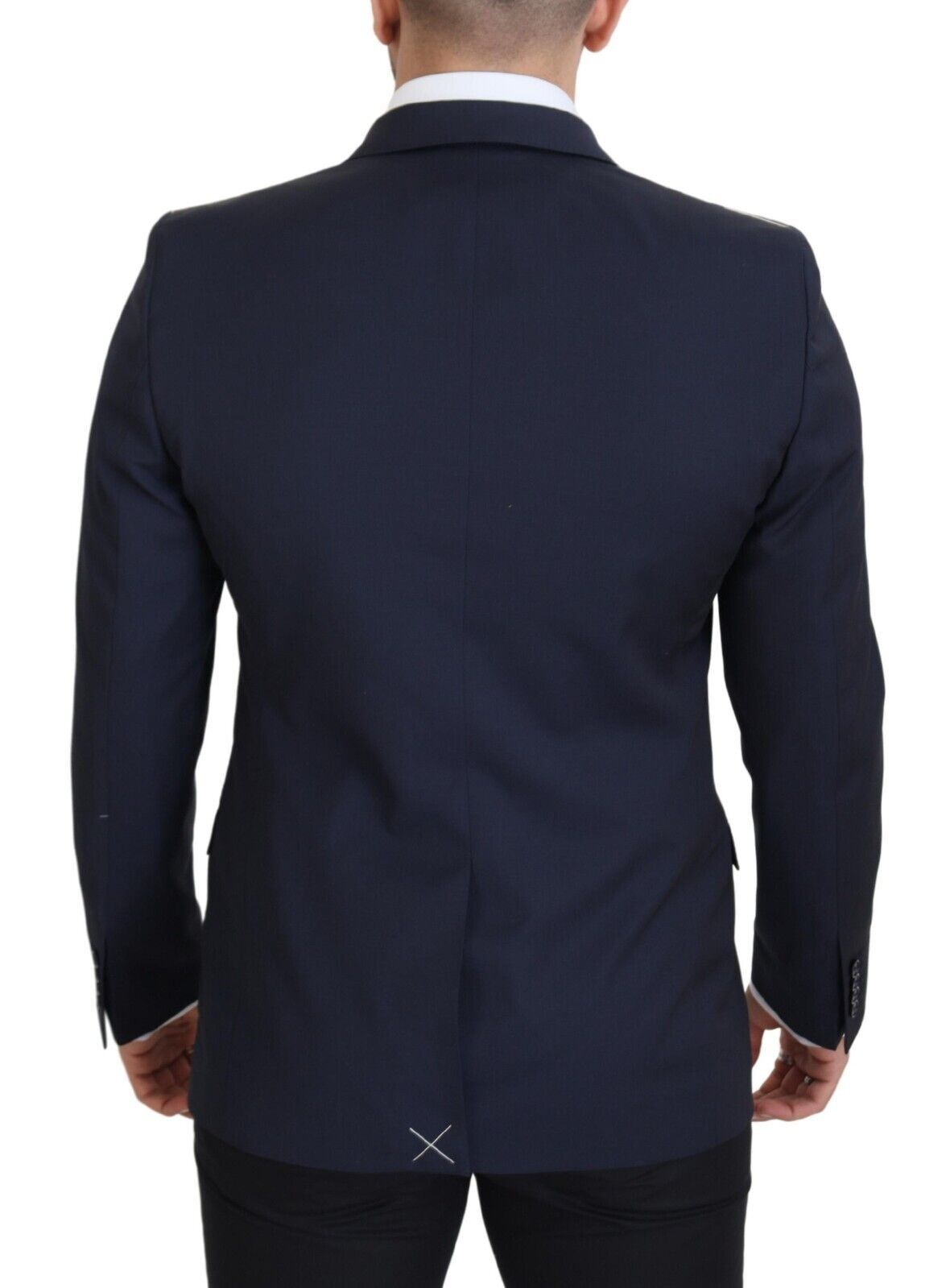 Dolce & Gabbana Dark Blue Wool Single Breasted MARTINI Blazer | Regal Royce
