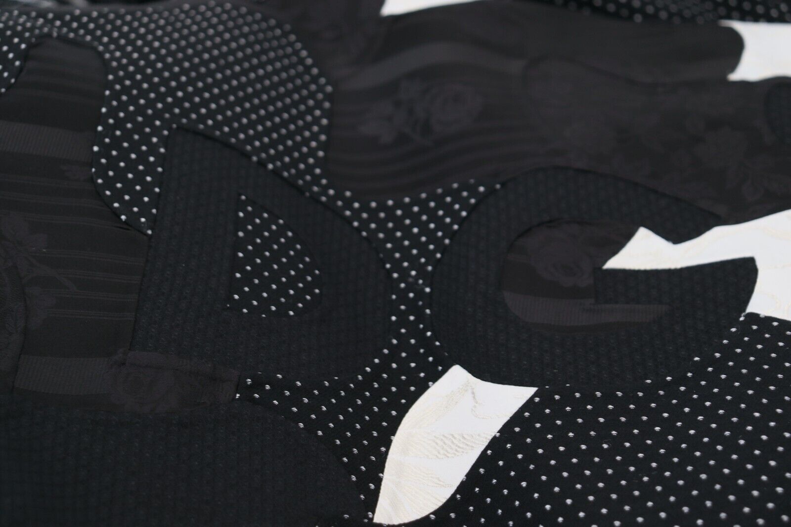 Dolce & Gabbana Black White Fur Shearling Full Zip Jacket | Regal Royce