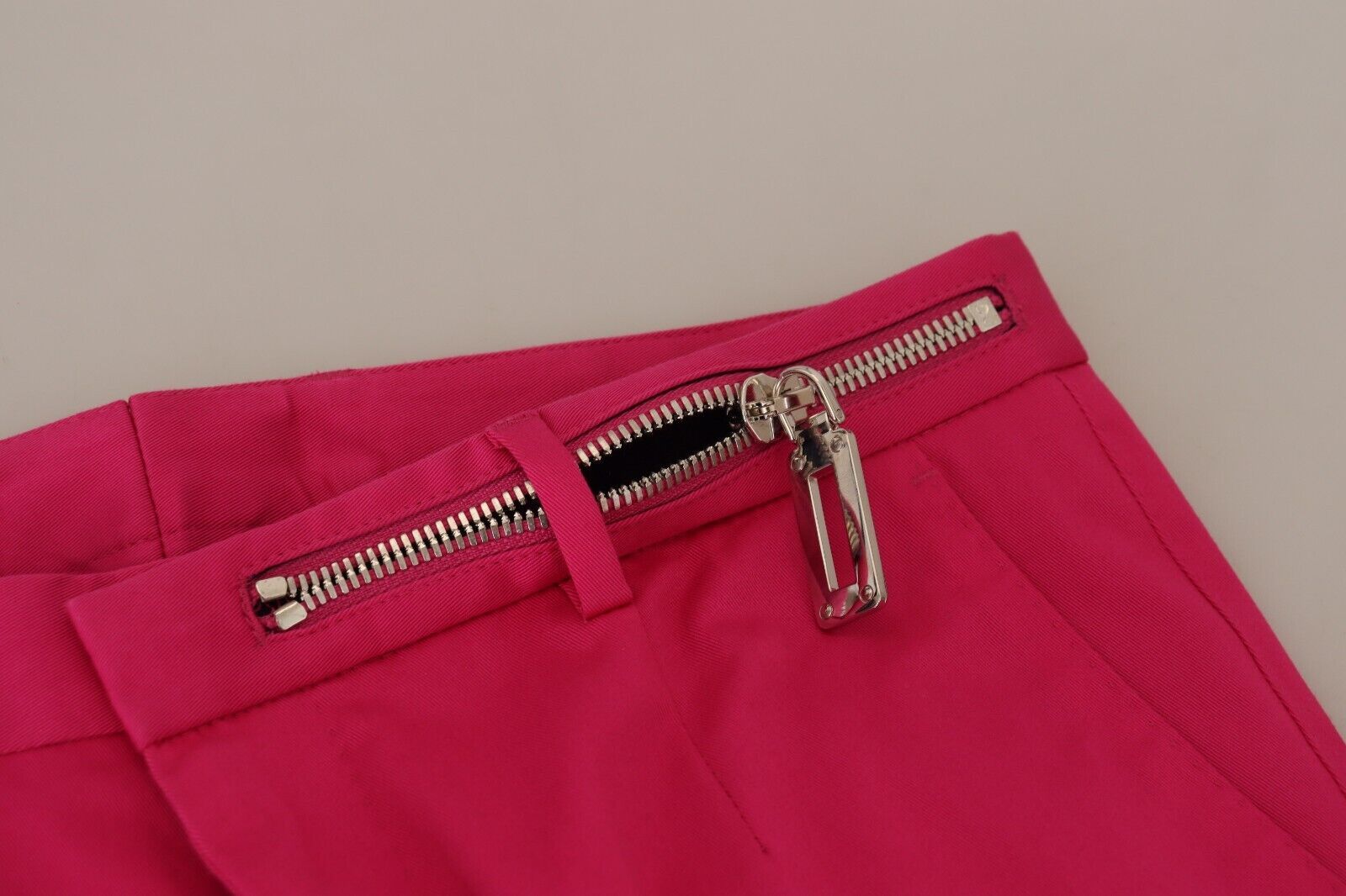 Dolce & Gabbana Pink Zipper Buckle Waist Trousers Pants | Regal Royce