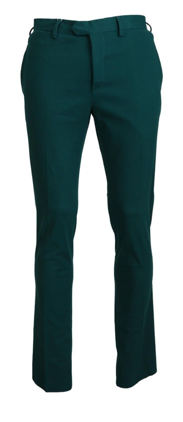 BENCIVENGA Green Straight Fit Men Formal Trousers Pants | Regal Royce