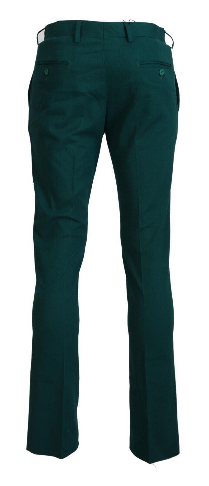 BENCIVENGA Green Straight Fit Men Formal Trousers Pants | Regal Royce