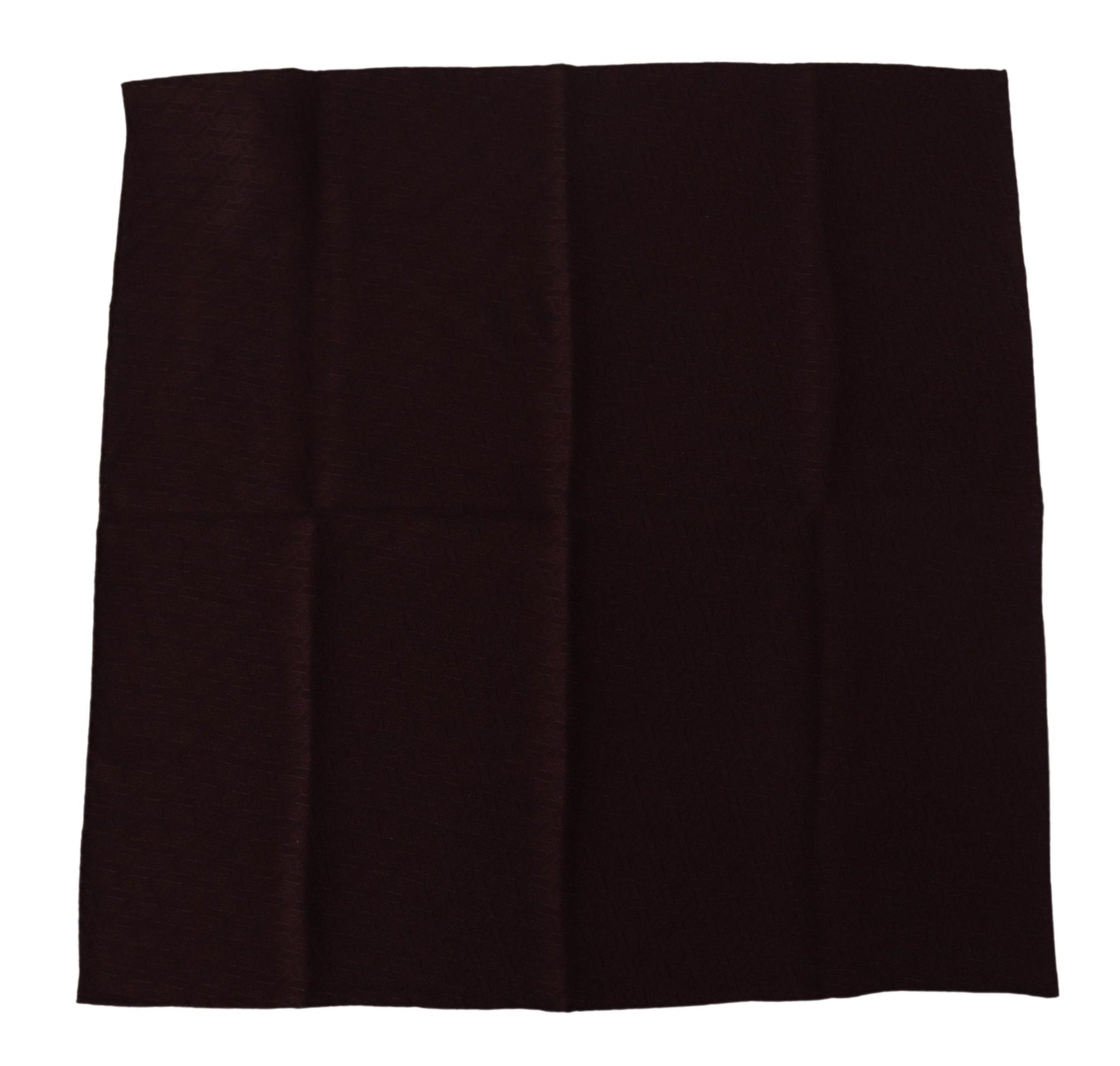 Dolce & Gabbana Brown Silk Blend Square Wrap Handkerchief Scarf | Regal Royce