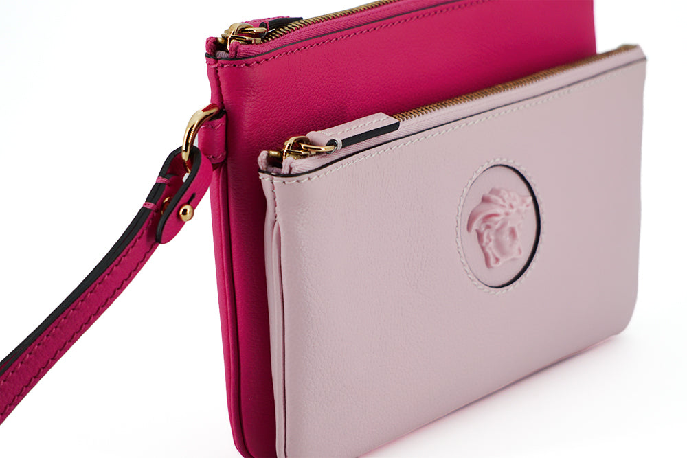 Versace Pink Calf Leather Pouch Bag | Regal Royce