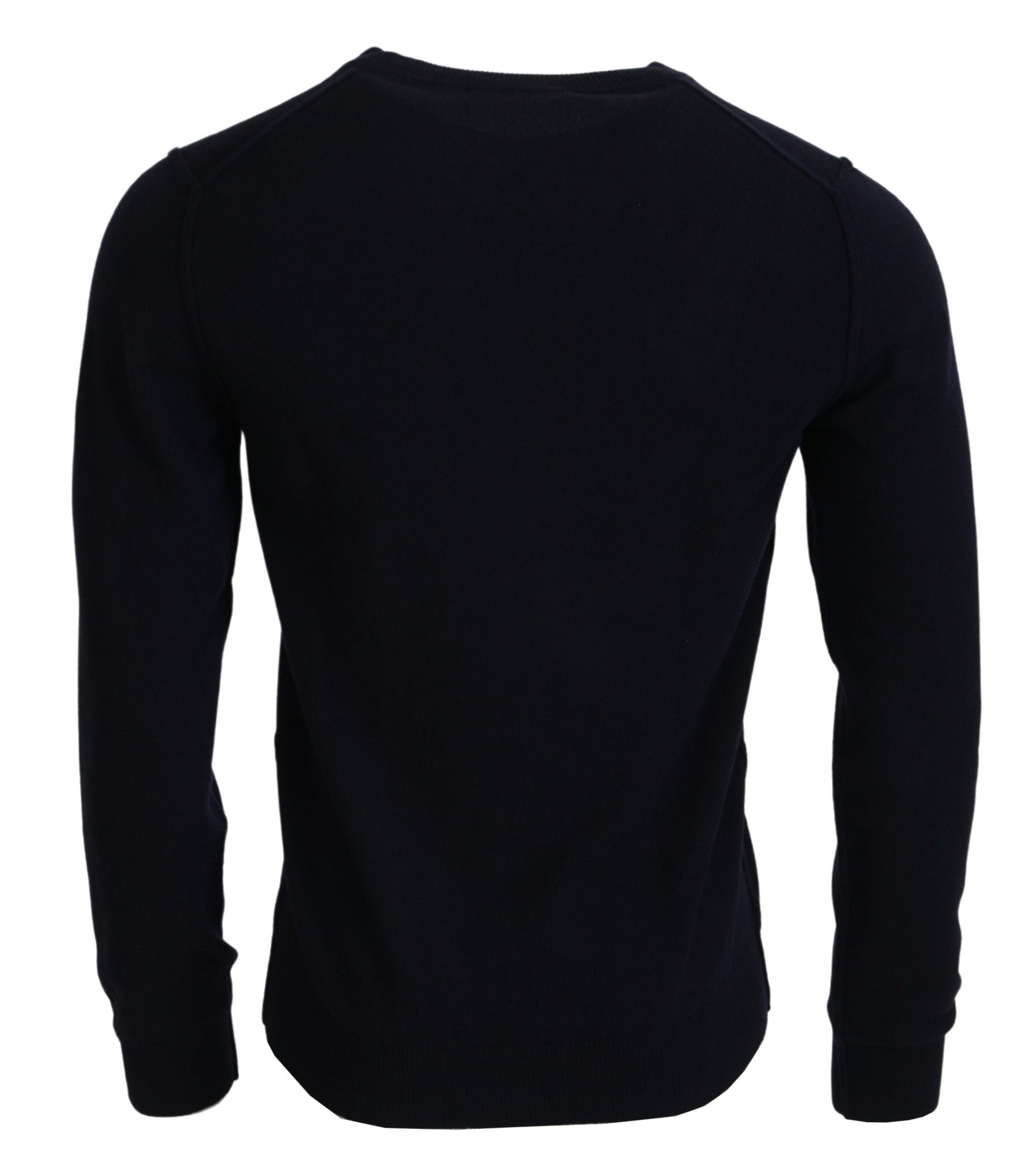Dolce & Gabbana Blue Cashmere iit Print Pullover Sweater | Regal Royce