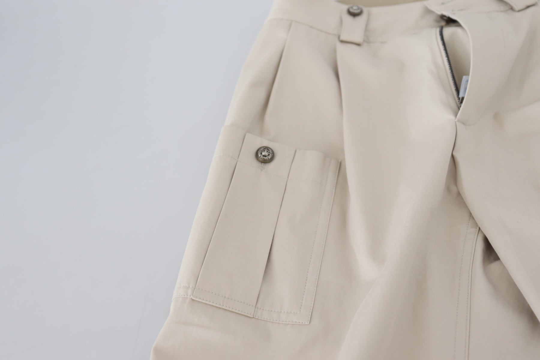 Dolce & Gabbana Beige High Waist Women Pants | Regal Royce