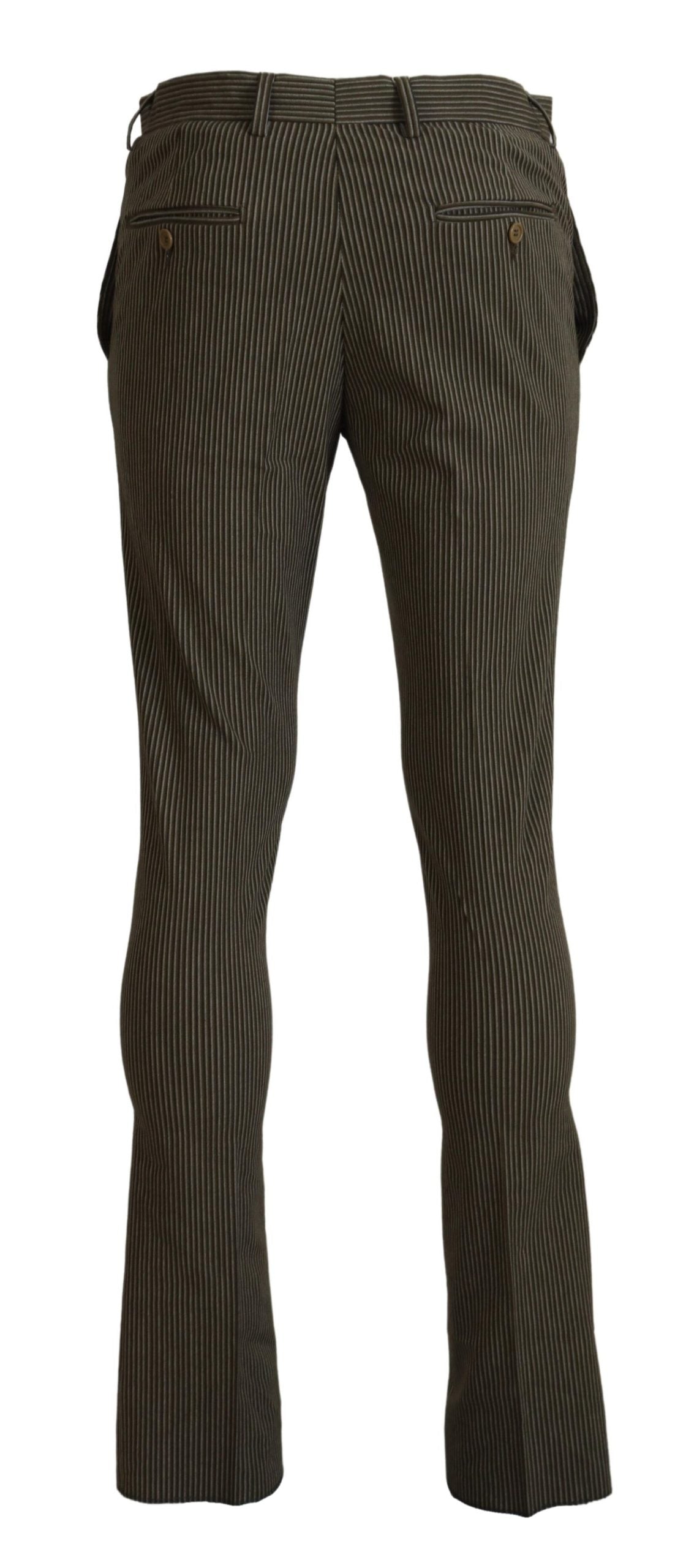 BENCIVENGA Multicolor Striped Pure Cotton Men Pants | Regal Royce