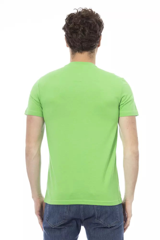 Baldinini Trend Green Cotton T-Shirt