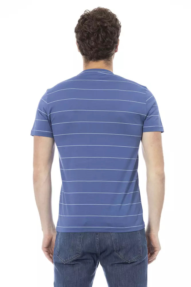 Baldinini Trend Blue Cotton T-Shirt