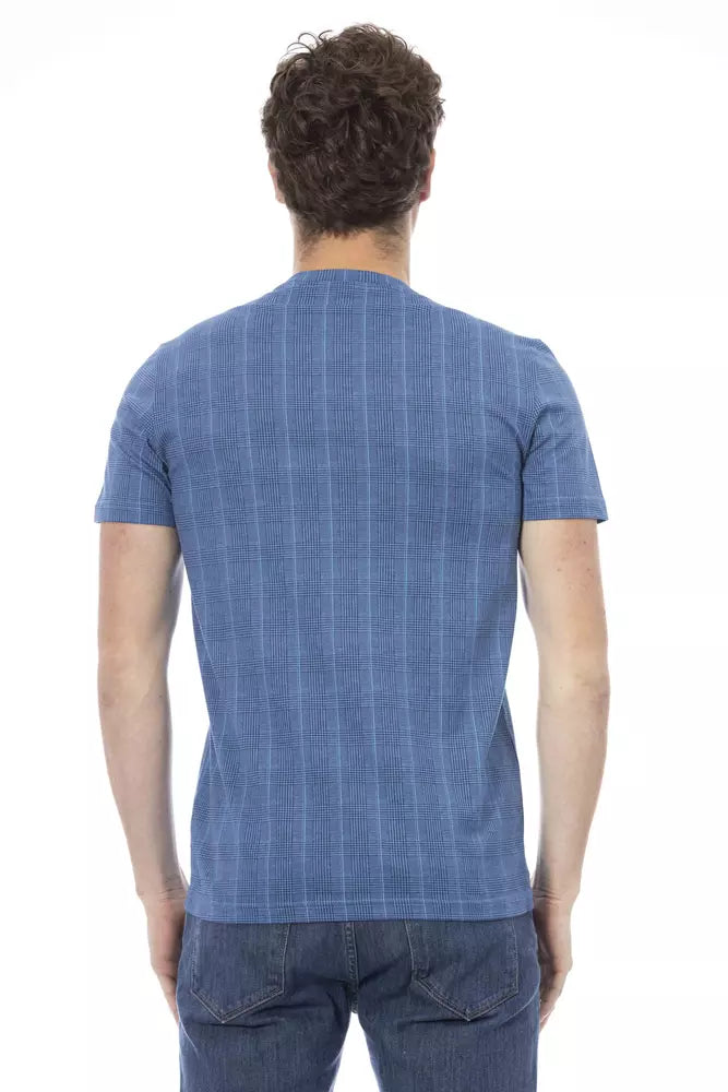Baldinini Trend Light Blue Cotton T-Shirt