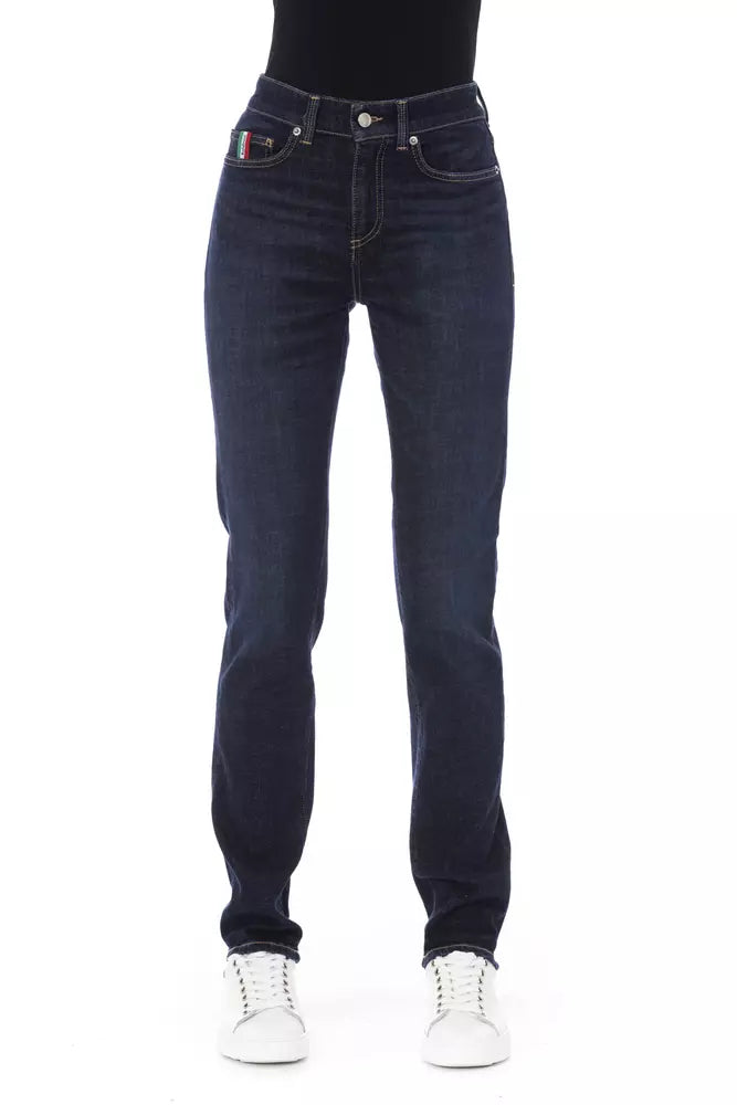 Baldinini Trend Blue Cotton Women's Jeans | Regal Royce