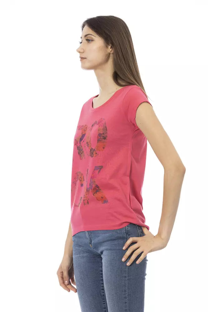 Trussardi Action Multicolor Cotton Women T-Shirt | Regal Royce