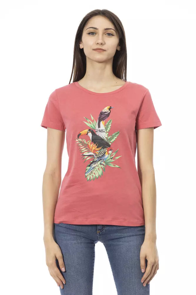Trussardi Action Multicolor Cotton Women T-Shirt | Regal Royce