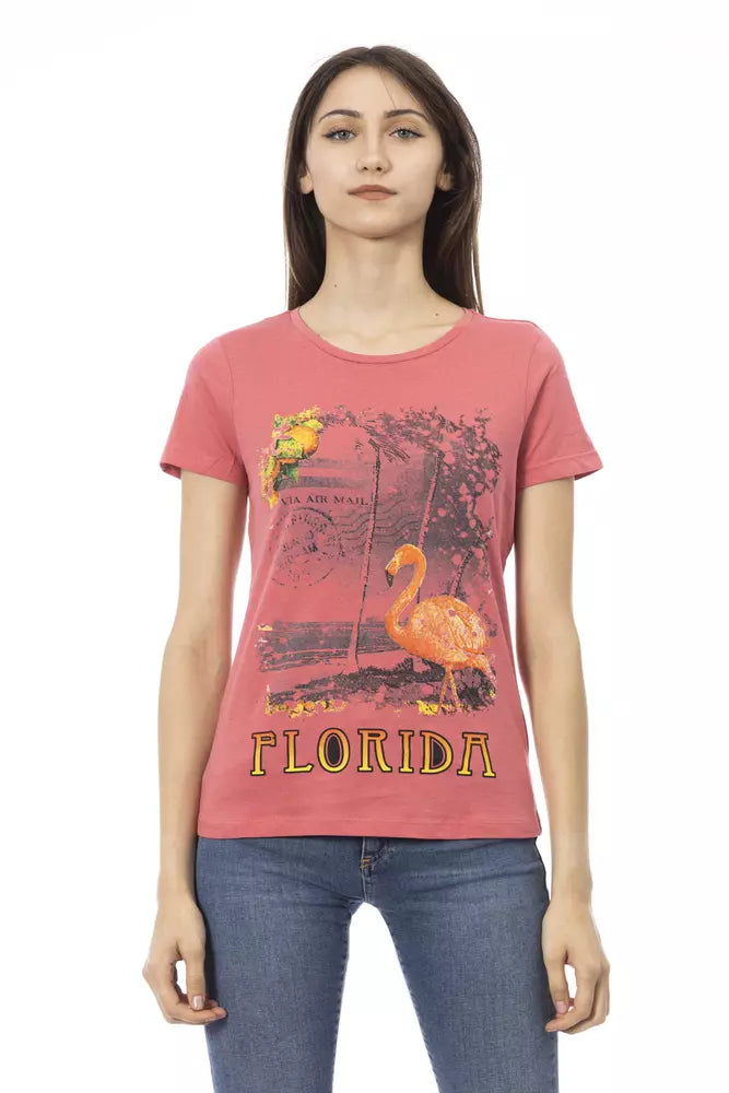Trussardi Action Multicolor Cotton Women T-Shirt | Regal Royce