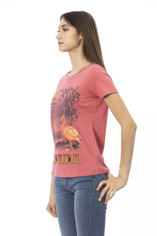 Trussardi Action Multicolor Cotton Women T-Shirt | Regal Royce