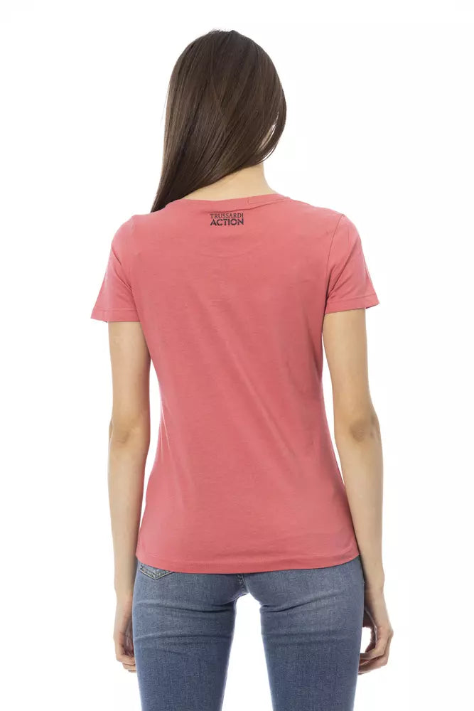 Trussardi Action Multicolor Cotton Women T-Shirt | Regal Royce