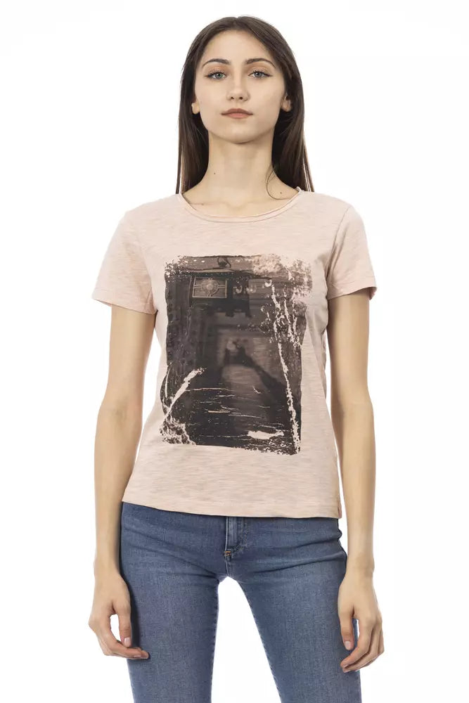 Trussardi Action Multicolor Cotton Women T-Shirt | Regal Royce