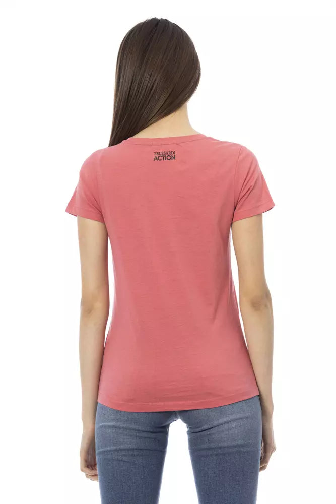Trussardi Action Multicolor Cotton Women T-Shirt | Regal Royce