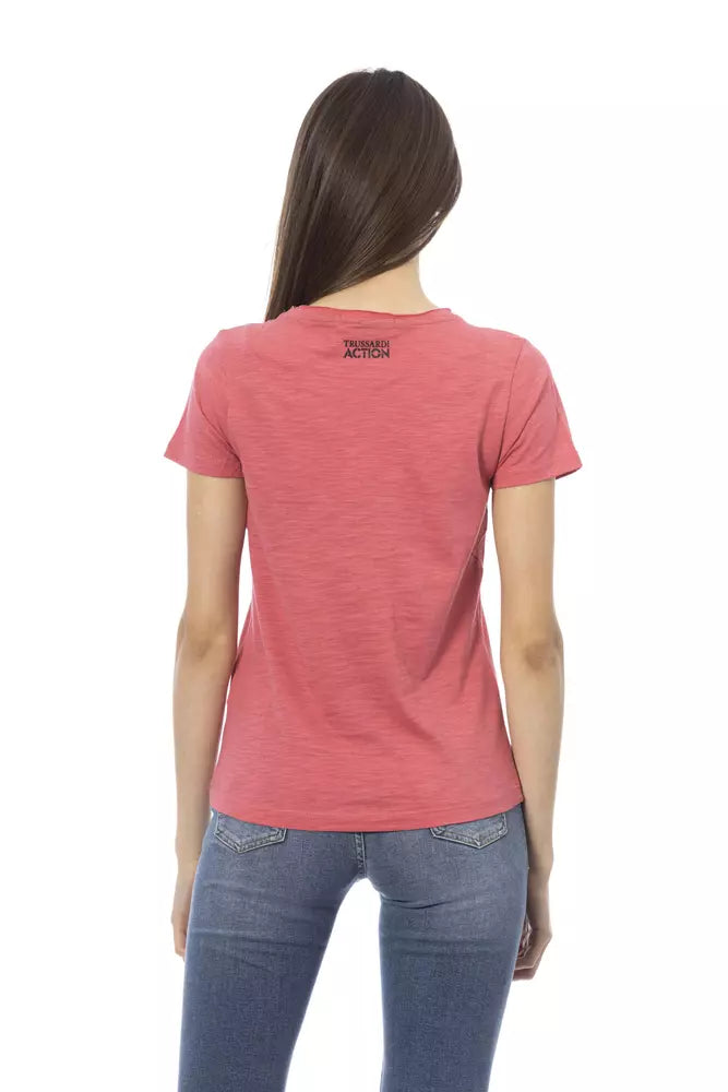 Trussardi Action Multicolor Cotton Women T-Shirt | Regal Royce