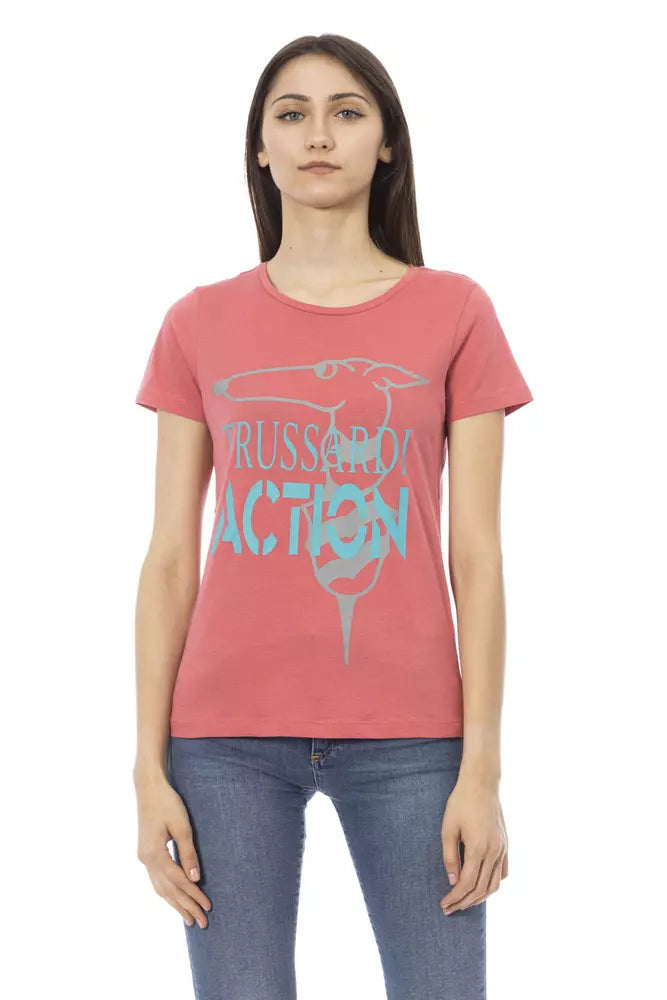 Trussardi Action Multicolor Cotton Women T-Shirt | Regal Royce
