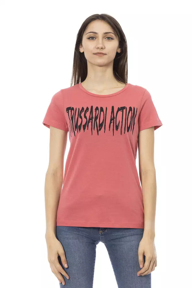 Trussardi Action Multicolor Cotton Women T-Shirt | Regal Royce