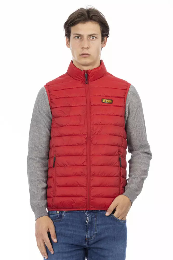 Ciesse Outdoor Red Polyester Men's Sleeveless Jacket | Regal Royce