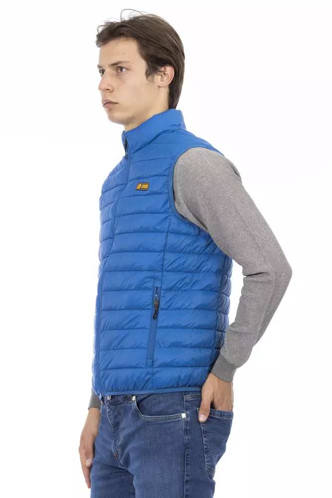 Ciesse Outdoor Blue Polyester Men Sleeveless Jacket | Regal Royce
